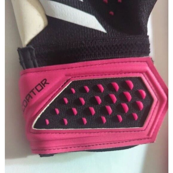 Adidas HN7993 Size 9 Predator GL Soccer Goalie Goalkeeper Gloves Negative Cut - Picture 3 of 11